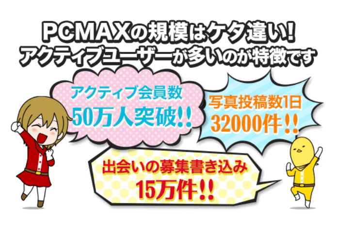 500人の口コミで分かる「PCMAX(ピーシーマックス)」の評判|出会い系アプリ攻略レビュー